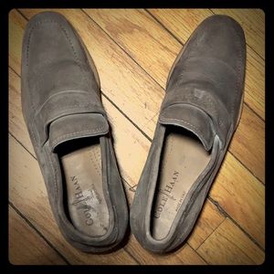 Cole Haan grey suede